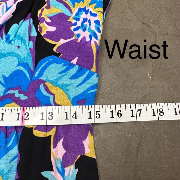 Donna Morgan Floral Long Sleeve V-Neck Maxi Sz 8 - Picture 7 of 9